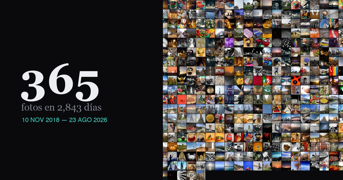 2,843 días para un proyecto de 365